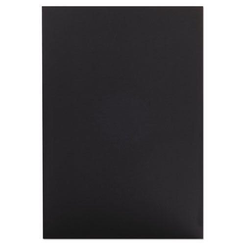 Foam Board, CFC-Free Polystyrene, 20 x 30, Black Surface and Core, 10/Carton