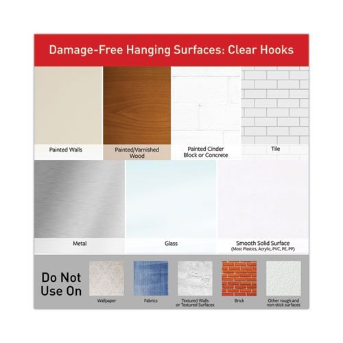 Assorted Refill Strips, Removable, (8) Small 0.75 x 1.75, (4) Medium 0.75 x 2.75, (4) Large 0.75 x 3.75, Clear, 16/Pack - Image 4