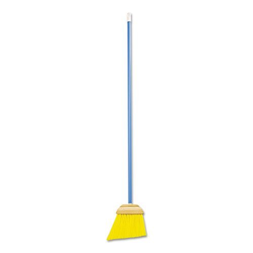 7920014588208 SKILCRAFT Tilt-Angle Broom, 60" Handle, Blue/Yellow