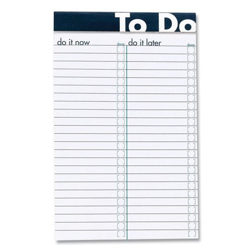 To Do Notepads, List-Management Format, Randomly Assorted Headband Colors, 50 White 5 x 8 Sheets - Image 3