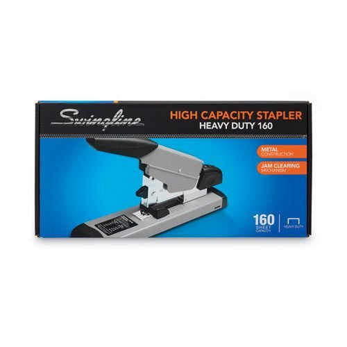 Heavy-Duty Stapler, 160-Sheet Capacity, Black/Gray - Image 3