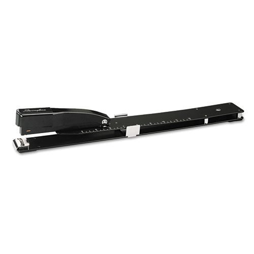 Heavy-Duty Long Reach Stapler, 20-Sheet Capacity, 12" Throat, Black - Image 2